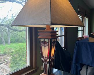 Frank Lloyd Wright Style Table Lamp