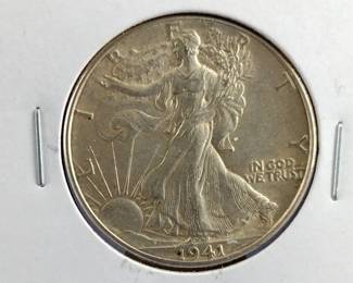1941 Walking Liberty Half Dollar Coin