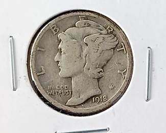 1918 S Mercury Dime Coin