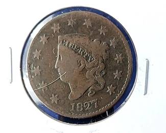 1827 Large Cent Coin