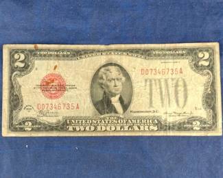1928 D $2 Red Seal