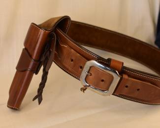 Brown Leather Gunbelt