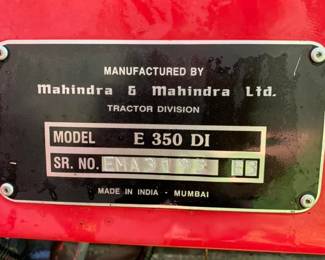tractor Mahindra e350di