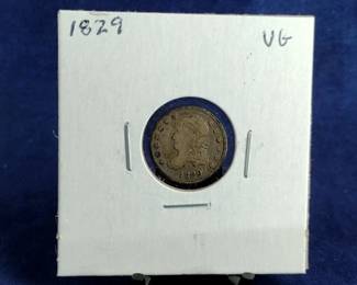 1829 VG Bust Half Dime Coin