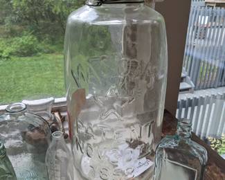 Large Mason Glass Jar