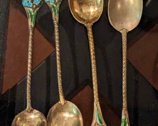 Sterling silver tiny spoons