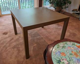 Square modern table