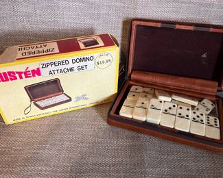 Vintage domino set