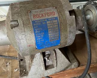 Rockford industrial bench grinder