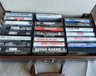 Assorted cassette tapes