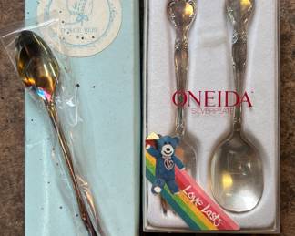 Silver plated child spoons