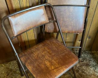 Cosco padded folding chairs