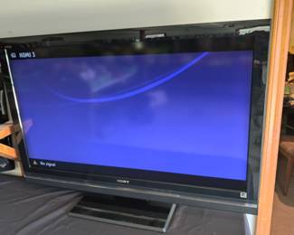 SONY - 46 INCH TV W/REMOTE & OWNER'S MANUAL - $60