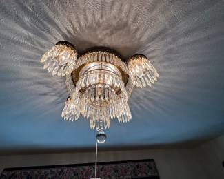 Chandelier ------located in dining room 