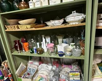 paper products, canister sets, baskets and misc decorative housewares