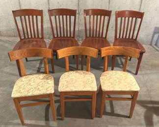 Chair Variety Lot Mid Century Dining