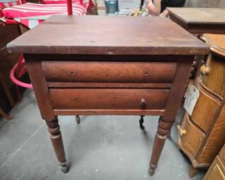 #2074 • Wooden Side Table
