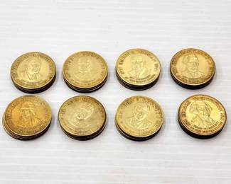 #2302 • (32) Sunoco Presidential Collector Coins
