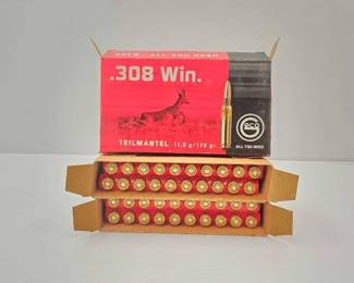 #1404 • 60 Rounds of Geco .308win Ammo
