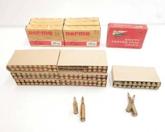 #1432 • 131 Rounds of Norma & Remington .243win Ammo
