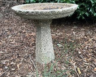 Rock Bird Bath