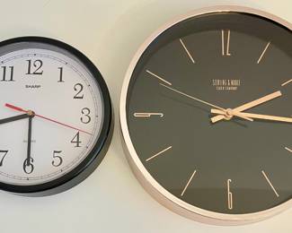 Sharpe And Sterling Noble Battery Powered Wall Clocks