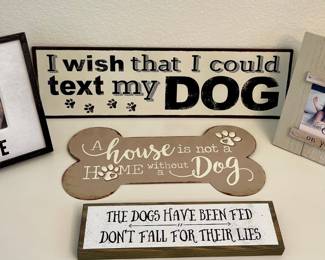 Dog Decor - Frames And Signs