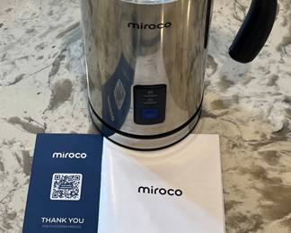 Miroco Milk Frother Model MI-MF001 With Manual And Attachments 
