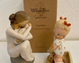 Willow Tree Guardian Figurine NIB, And A 1987 Lucie Atwell Figurine