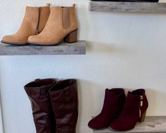 4 Pairs Of Ladies Boots Size 6.5 - Idera, White Mountain, Croft And Borrow, Khols