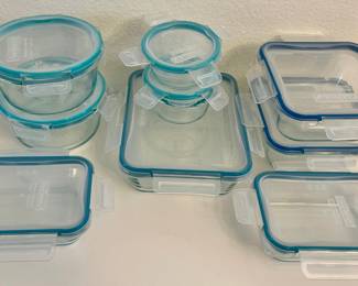 20 Piece Snap Ware Set Glass Storage Containers