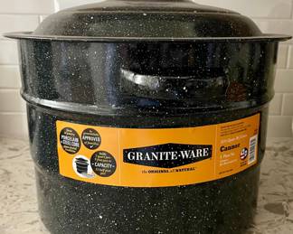 Granite Ware 21.5 Quart Canner 3 Piece Set