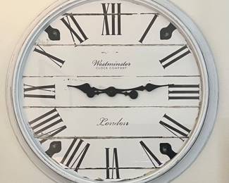 30" Westminster Clock Co. London Decorative Battery Powered Clock