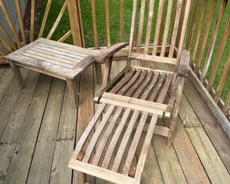 Teak Lounger by Barlow Tyrie 