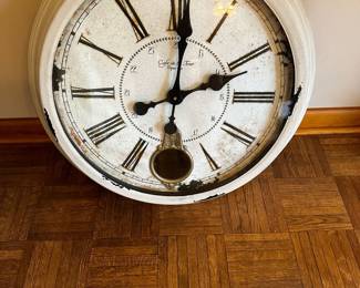 Large Metal Wall Clock 