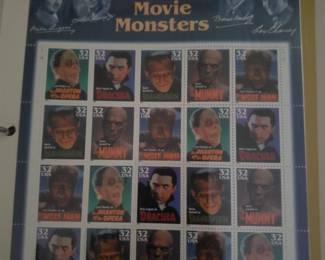 Stamp collection over 50 new stamp sheets