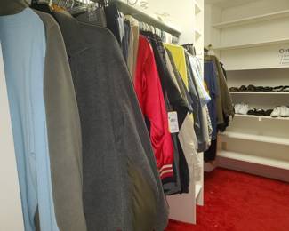 Large selection of men's clothing & shoes