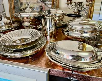 Fabulous serving pieces ready for a dinner party or give as a wedding present. 