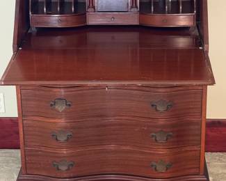 Ball & Claw Foot Secretary Desk w/Hutch