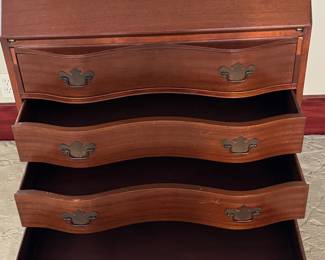 Ball & Claw Foot Secretary Desk w/Hutch