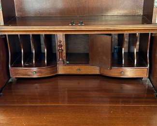 Ball & Claw Foot Secretary Desk w/Hutch