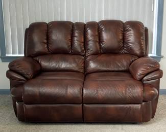 Leather Love Seat Recliner