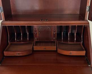 Ball & Claw Foot Secretary Desk w/Hutch