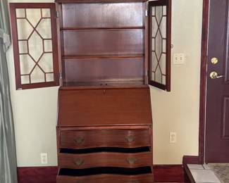 Ball & Claw Foot Secretary Desk w/Hutch