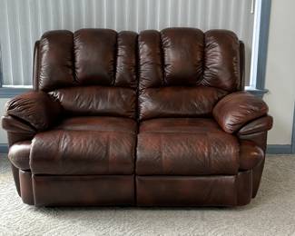 Leather Love Seat Recliner