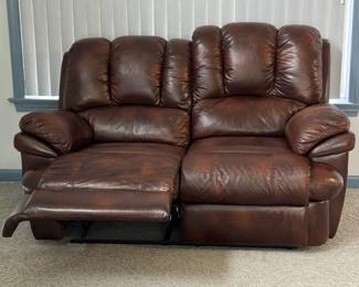 Leather Love Seat Recliner