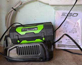EGO 21" Self Propelled Lawnmower w/Bag, Battery, Battery Charger, and Two Blades