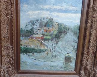 999.  antique painting 35" x26" buy now 300