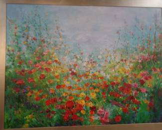 qq.  3'x4' flower painting buy now 695  sold