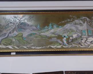 tuy.  antique Japanese painting on metal Ca. 1960 buy now  $450